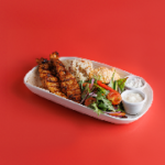 Grilled chicken skewers